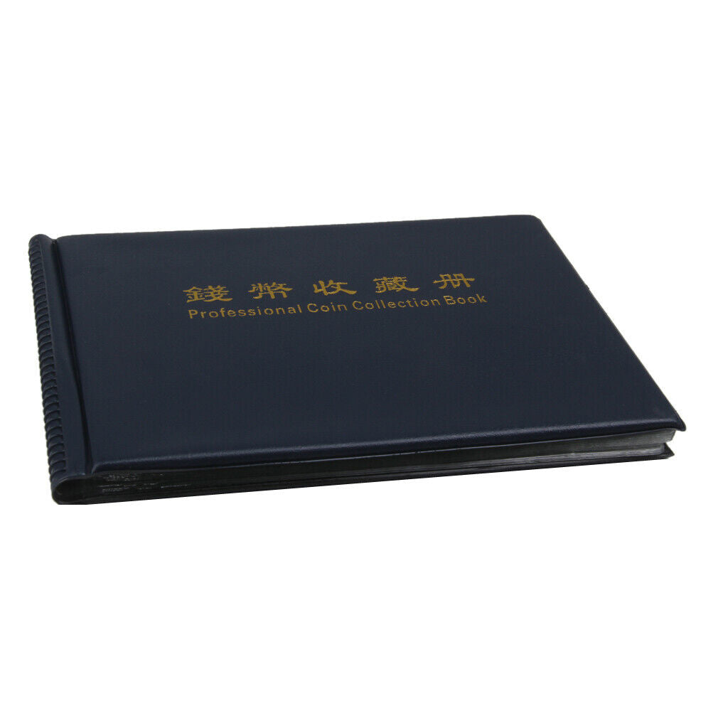 Penny Money Pocket Storage Coin Album Book 240  Collection Royalblue