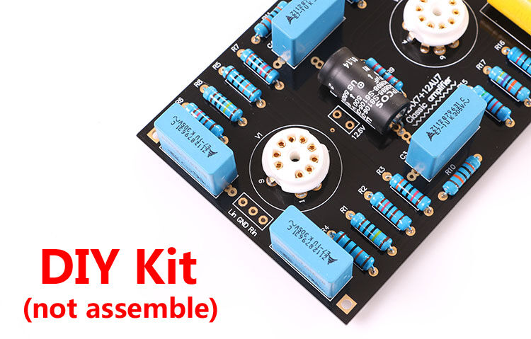 Low Distortion Circuit Tube Preamplifier Preamp Board DIY Kit for 12AX7 12AU7