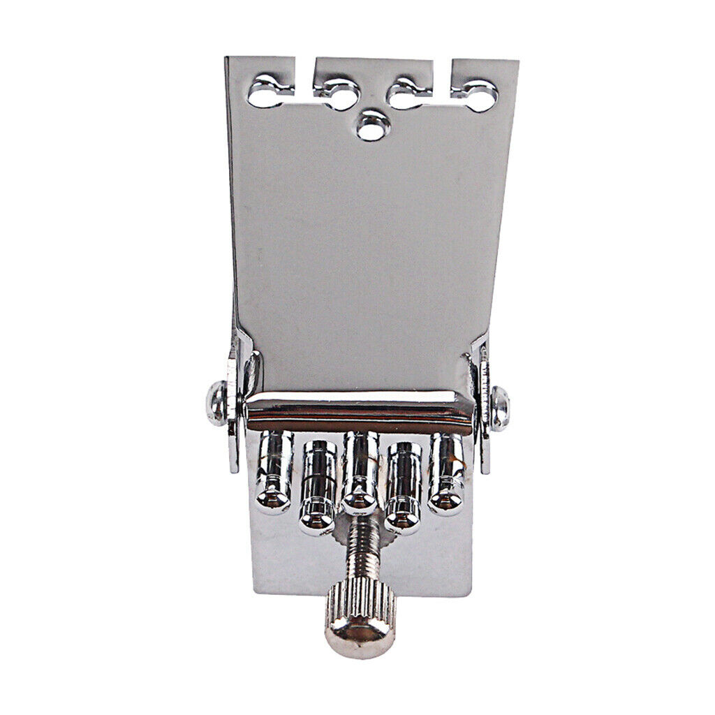Guitar Chrome Tailpiece For 5 String Banjo Plate Accessories Parts