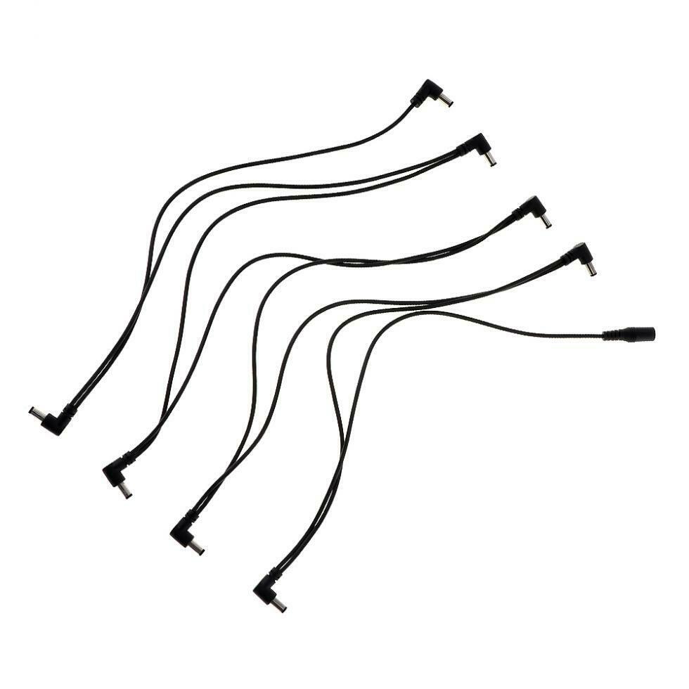 8XWay Electric Guitar Effect Pedal Cables 2.7M Wire Power Supply Cable Splitter