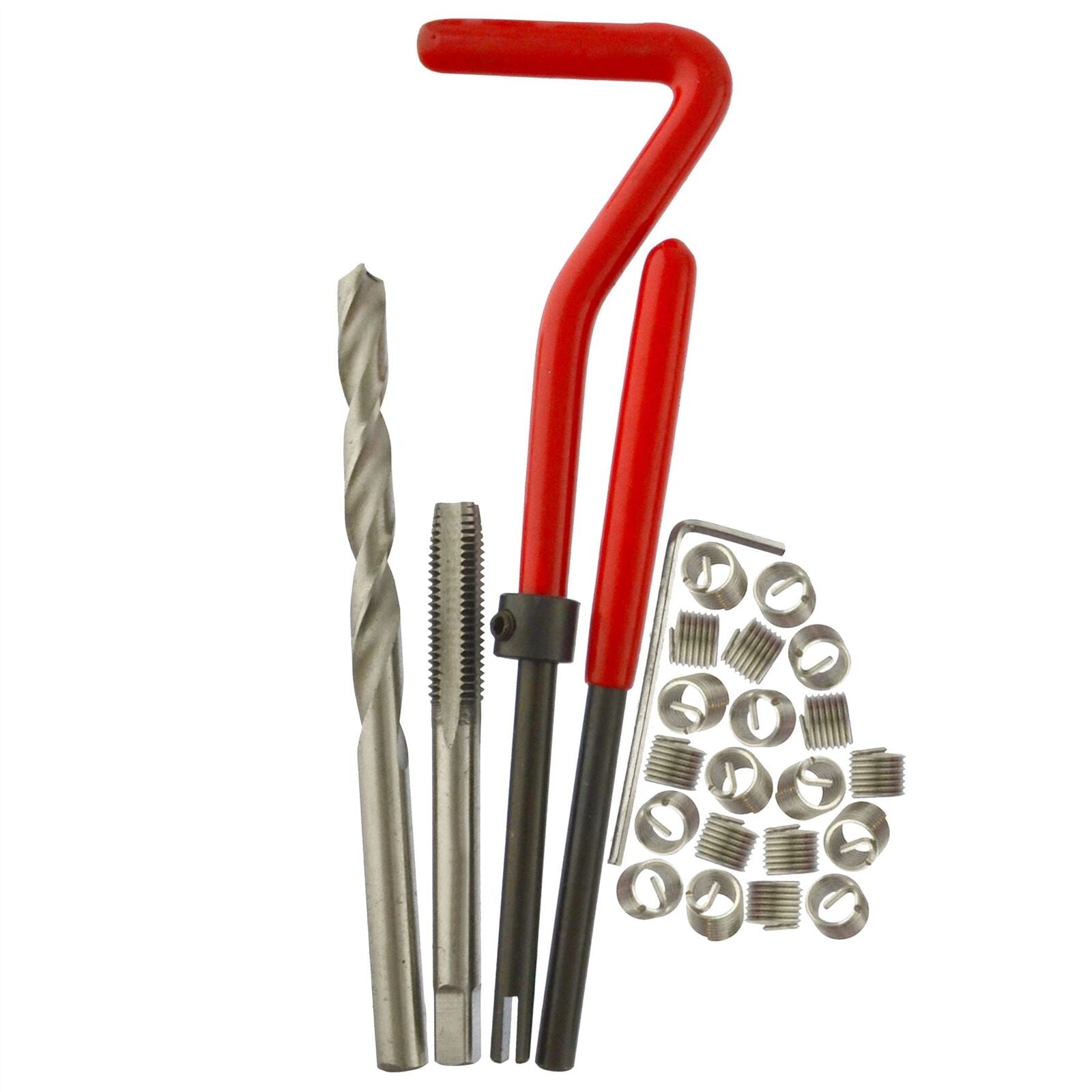 Thread Repair Tool Tap Drill Bit Set Hand-Use Screw Sleeve Tapping Tools