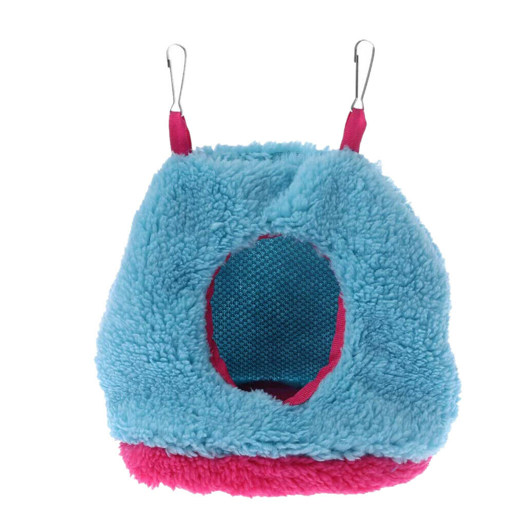 Birds Parrot Warm Plush Hammock Hanging Nest Cave Cage Bird House Tent Bed HN US