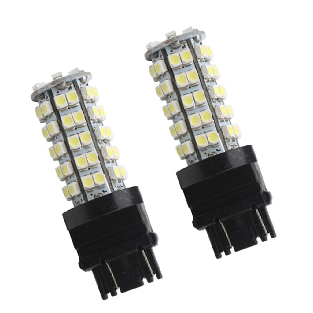 2X 3157 1210 68SMD Car Rear Fog Lamp Brake Reversing Turn Signal Light Bulbs