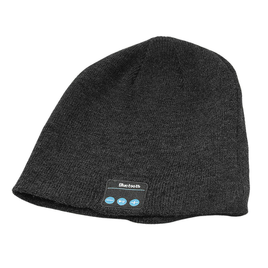 2x Headphones with Speaker, Knitted Music Beanie Hat, Stereo Headphones And