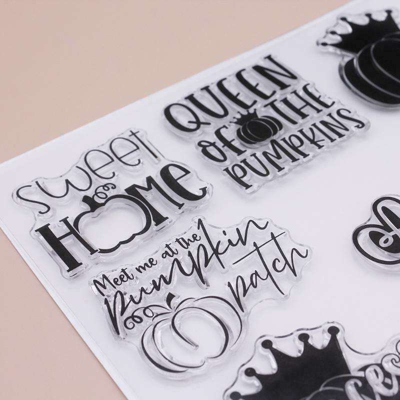 Autumn Pumpkin Silicone Clear Seal Stamp DIY Scrapbooking Embossing Photo Album
