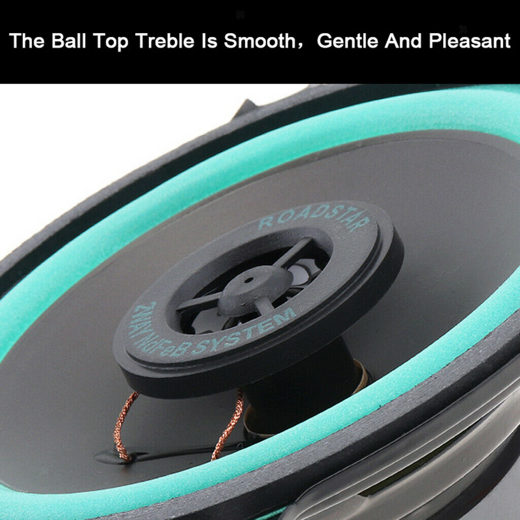 5" 2 Way Car Audio Coaxial Speaker Music Stereo Loudspeaker Easy Install