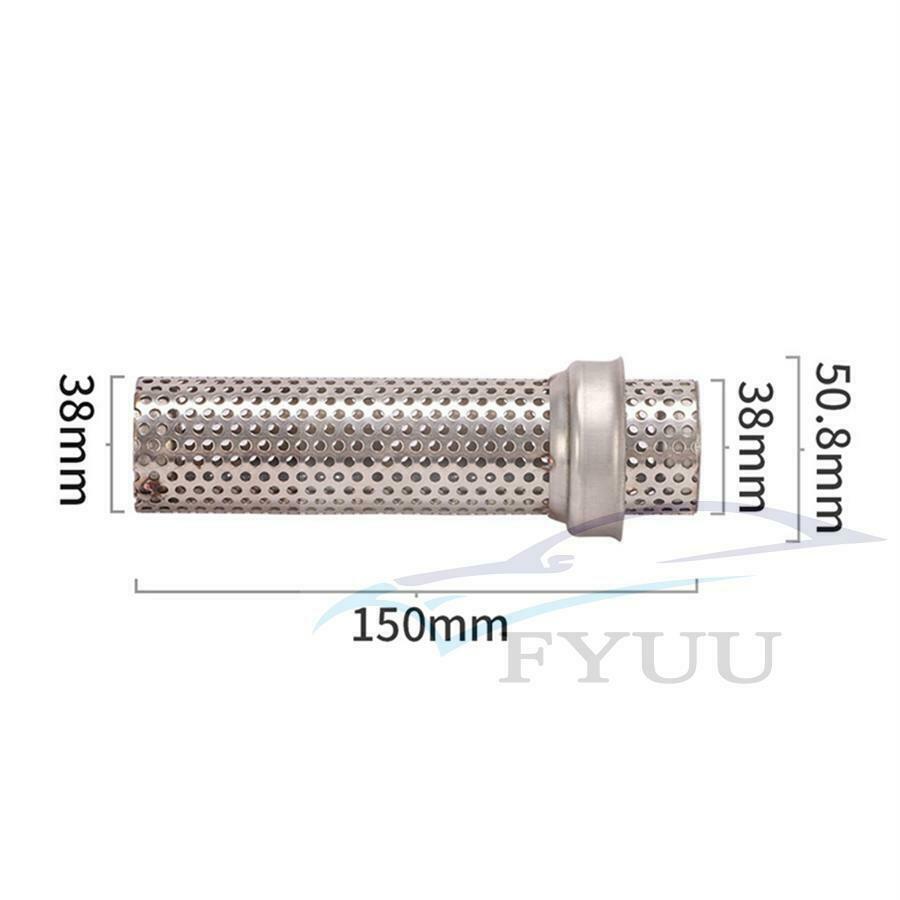 51mm 150mm Silencer Pipe Motorcycle Exhaust Pipe DB Killer Removable Muffler L