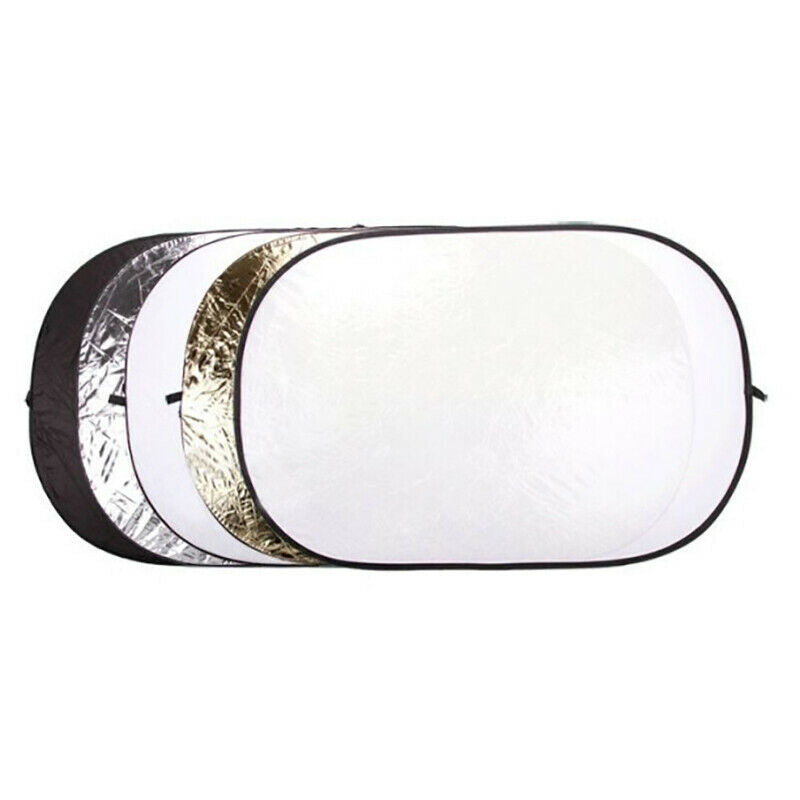 5 in 1 Portable Collapsible oval Multi-Disc light photo studio accessoriesI7CA
