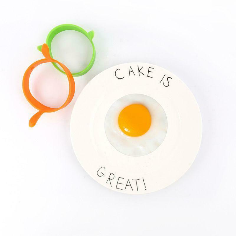 Kitchen Mould Tool Silicone Egg Fry Frier Fried Oven Pancake Poacher Poach Ring