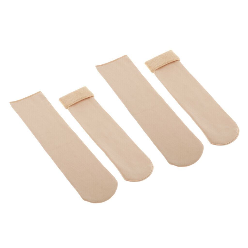 2 Pairs Autumn Winter Thickening Wamer Socks for Women Men Breathable Skin