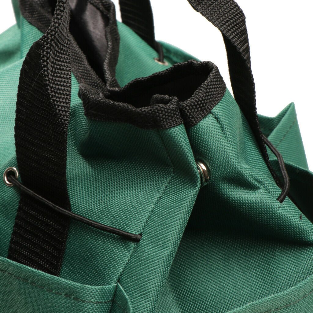 8 Pocks Garden Tool Kit Bag Carrier Tote Organizer Planting Storage Durable