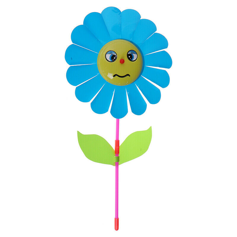Sunflower windmill garden yard party outdoor wind spinner ornament kids t.l8