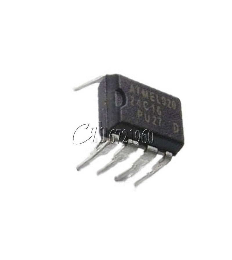 10PCS IC AT24C16AN-PU-2.7 AT24C16 EEPROM DIP8 DTE CODE 12+