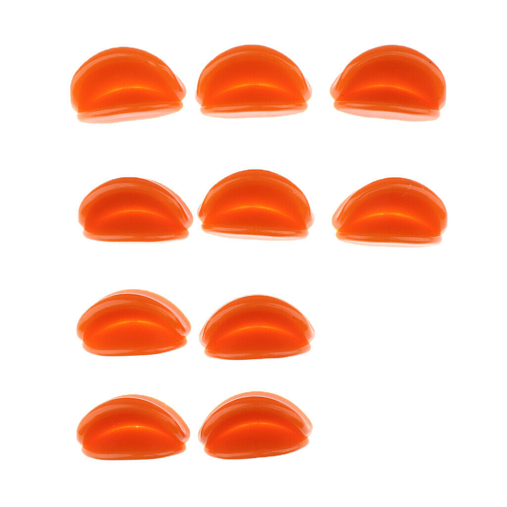10 Pieces Orange Duck Shaped Mouths for Assorted Toys Replacements 42x23mm