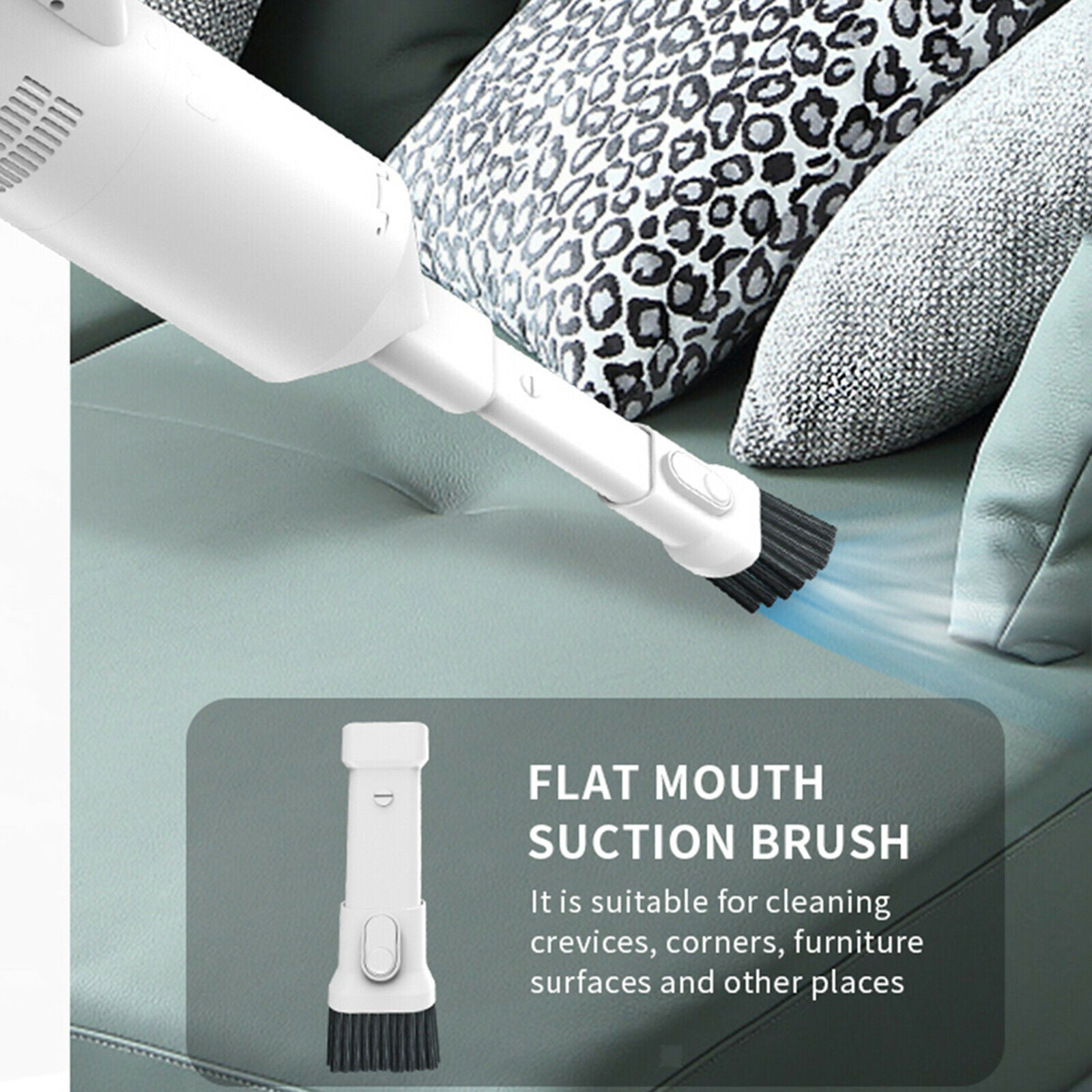 Portable Wireless Vacuum Cleaner Duster Machine Rechargeable Accessory