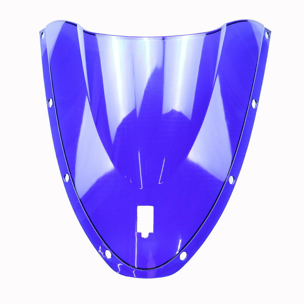 Double Bubble Motorcycle Blue Windscreen Windshield for Ducati 999 2005-2006