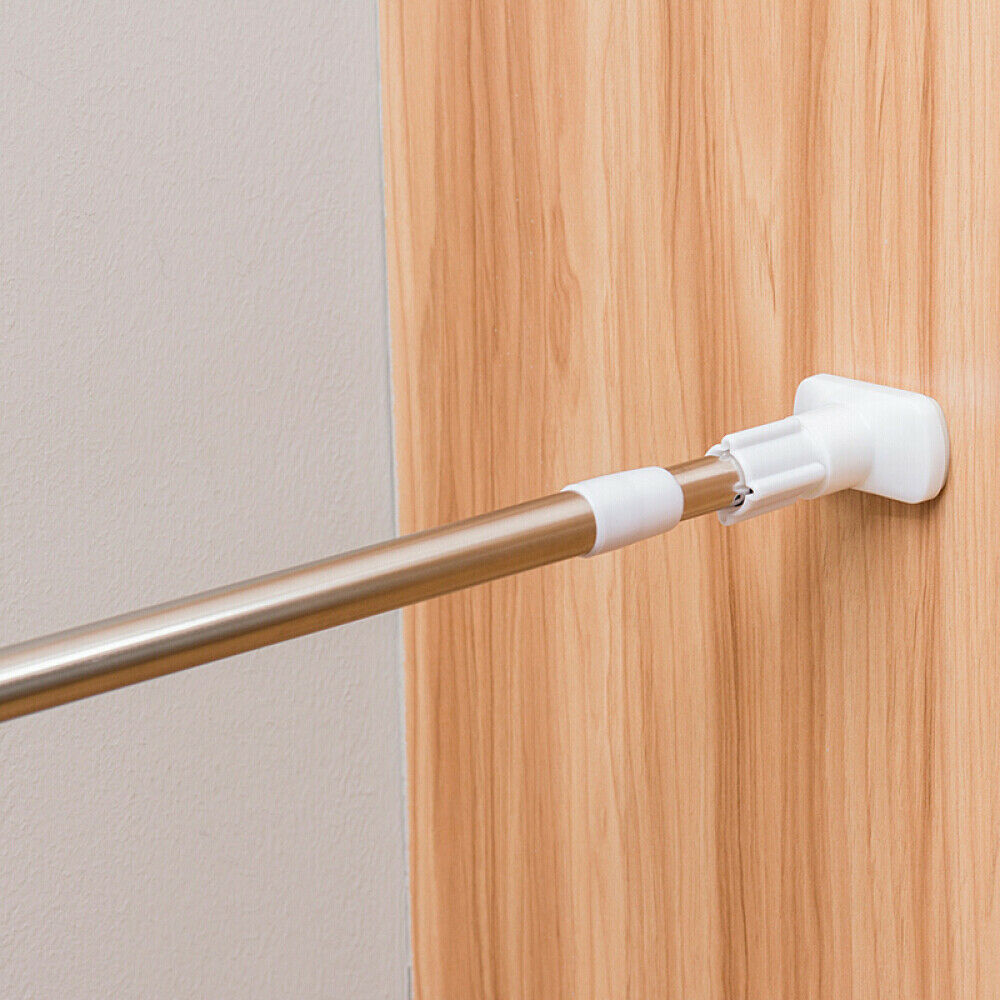 Extensible Curtain Rod Stainless Steel Rods 110-200cm Window Accessories