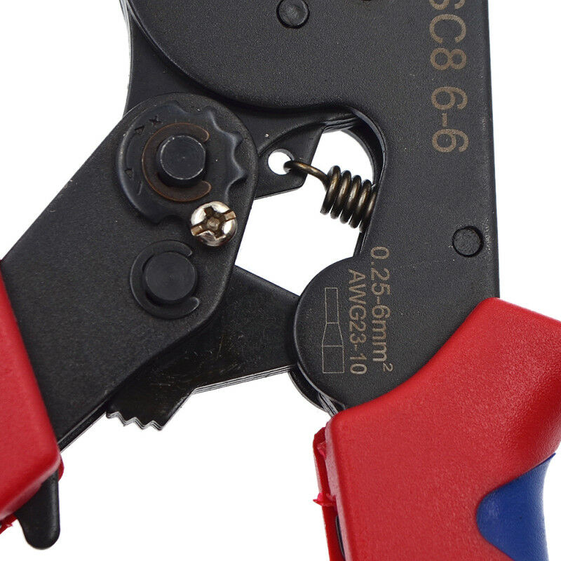 HSC8 6-6 Self-adjustable Ratcheting Ferrule Wire Crimper Plier Wire Cable Cutter