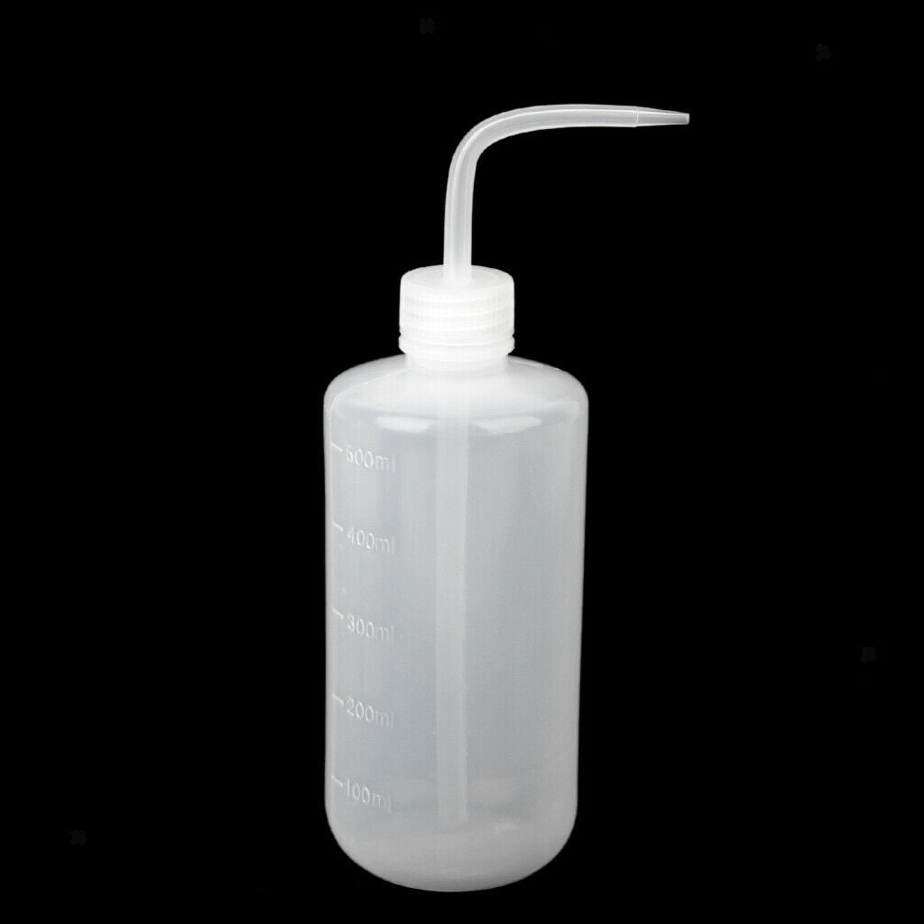 2pcs 500ML Garden Plant Watering/ Tattoo Plastic Squeeze Water/ Soap Wash Bottle