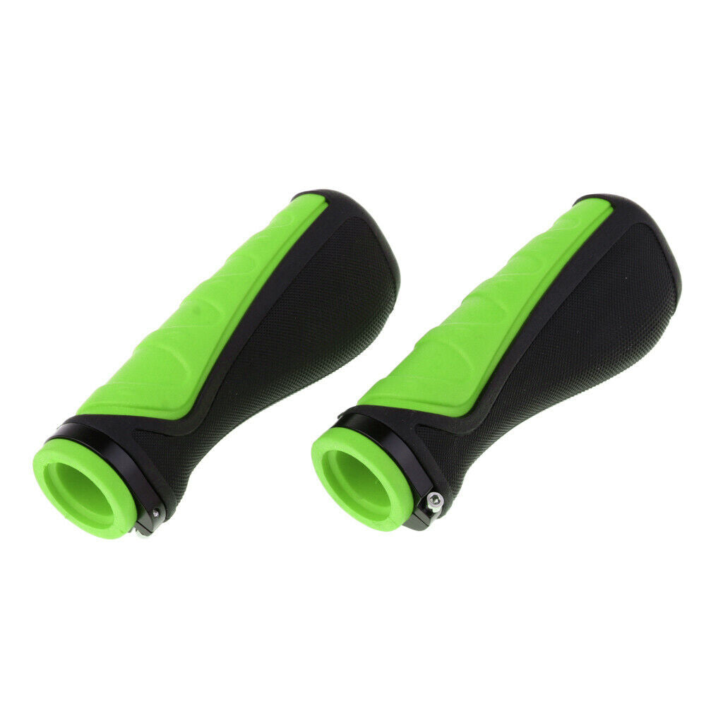 1 Pair Rubber Bicycle Handlebar Grips Electric Scooter Handle Grips Green