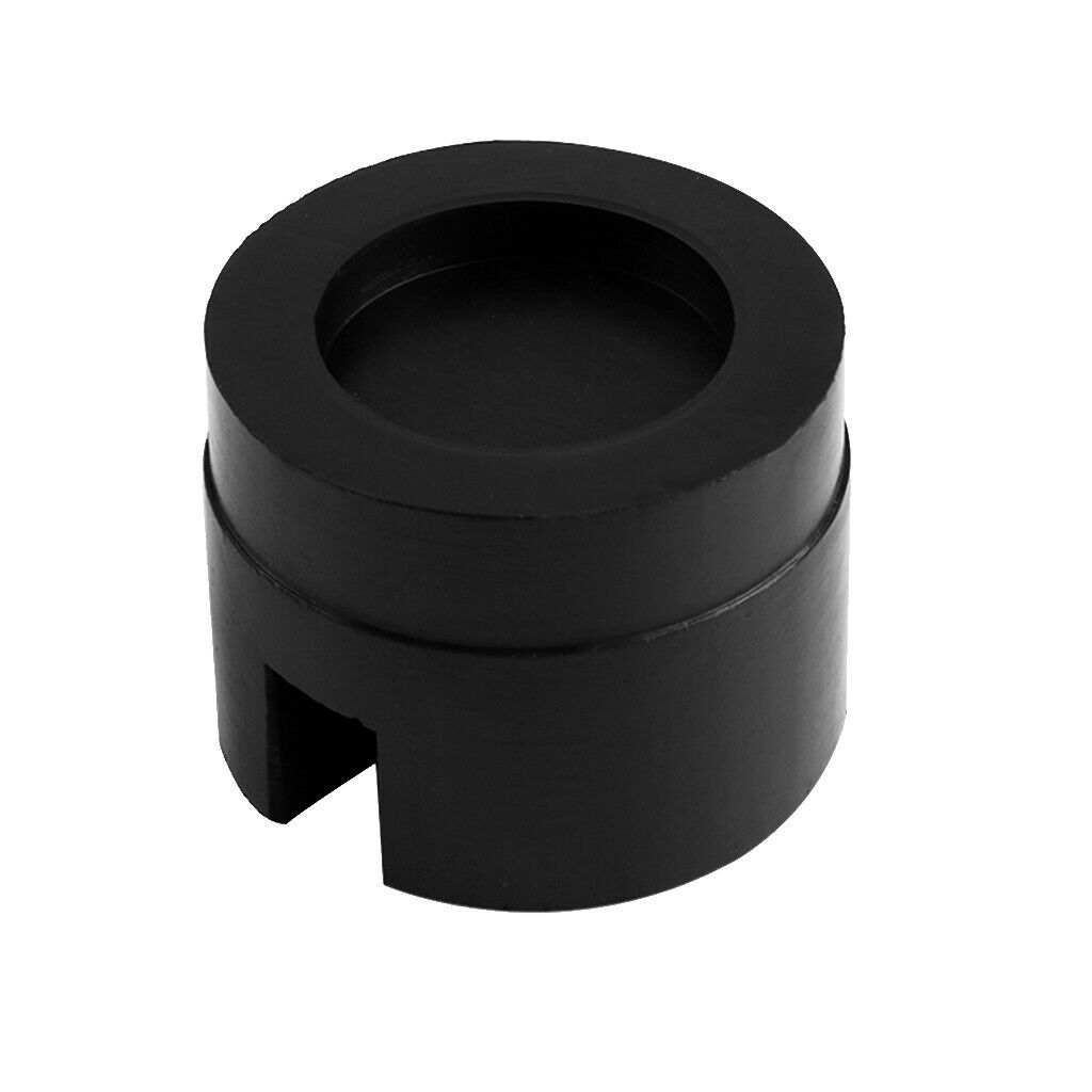 Slotted Car Rubber Jack Pad Frame Protector Guard Adapter 50mm*50mm Black