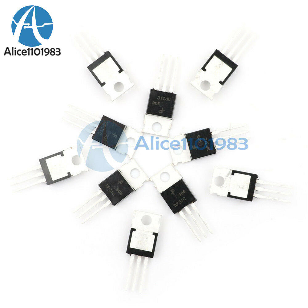 5PCSTIP31C TIP31 NPN TRANSISTOR 100V 3A TO-220 NEW