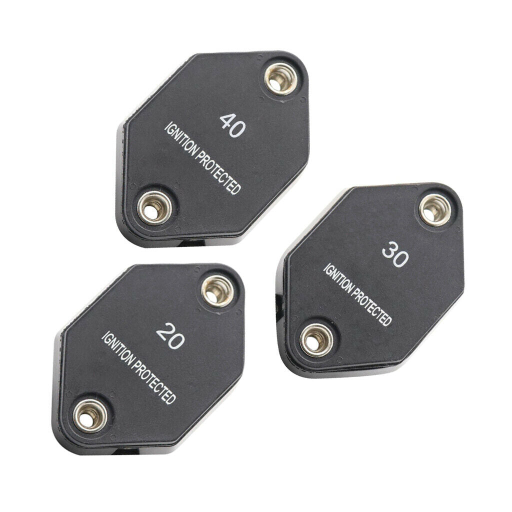 12V/32V 20-40AMP In-Line RV Car Circuit Breaker Manual Reset Fuse Holder 20A