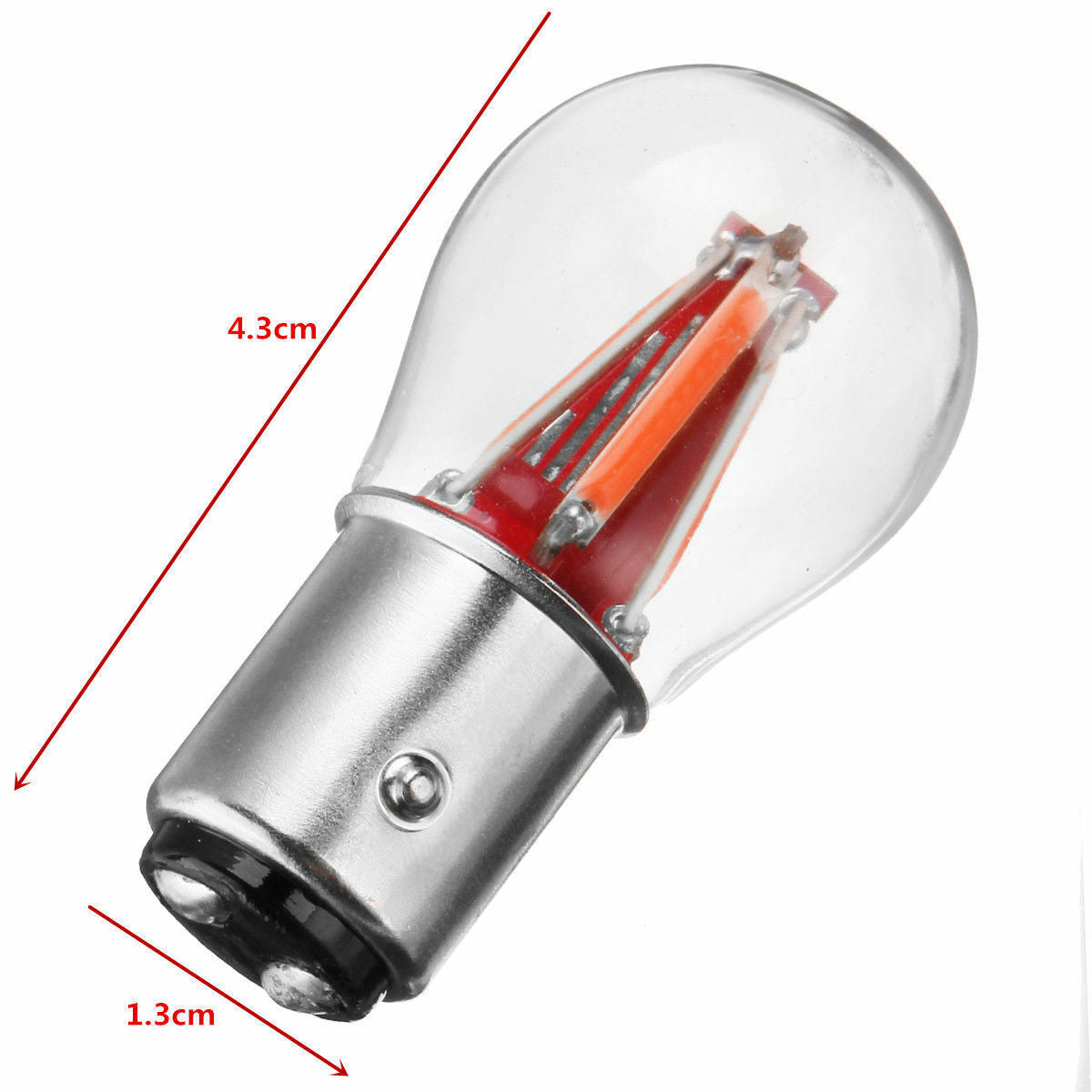 LED Filament 1157 BAY15D 3W Car Reverse Backup Tail Stop Brake Light Bulb ~68