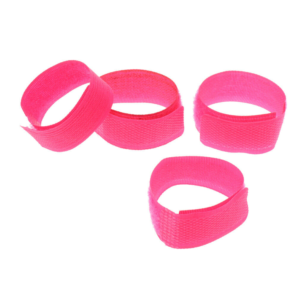 4 pack of Self-Attaching Reusable Cable Tie Fastening Tape Reusable Strap Wire