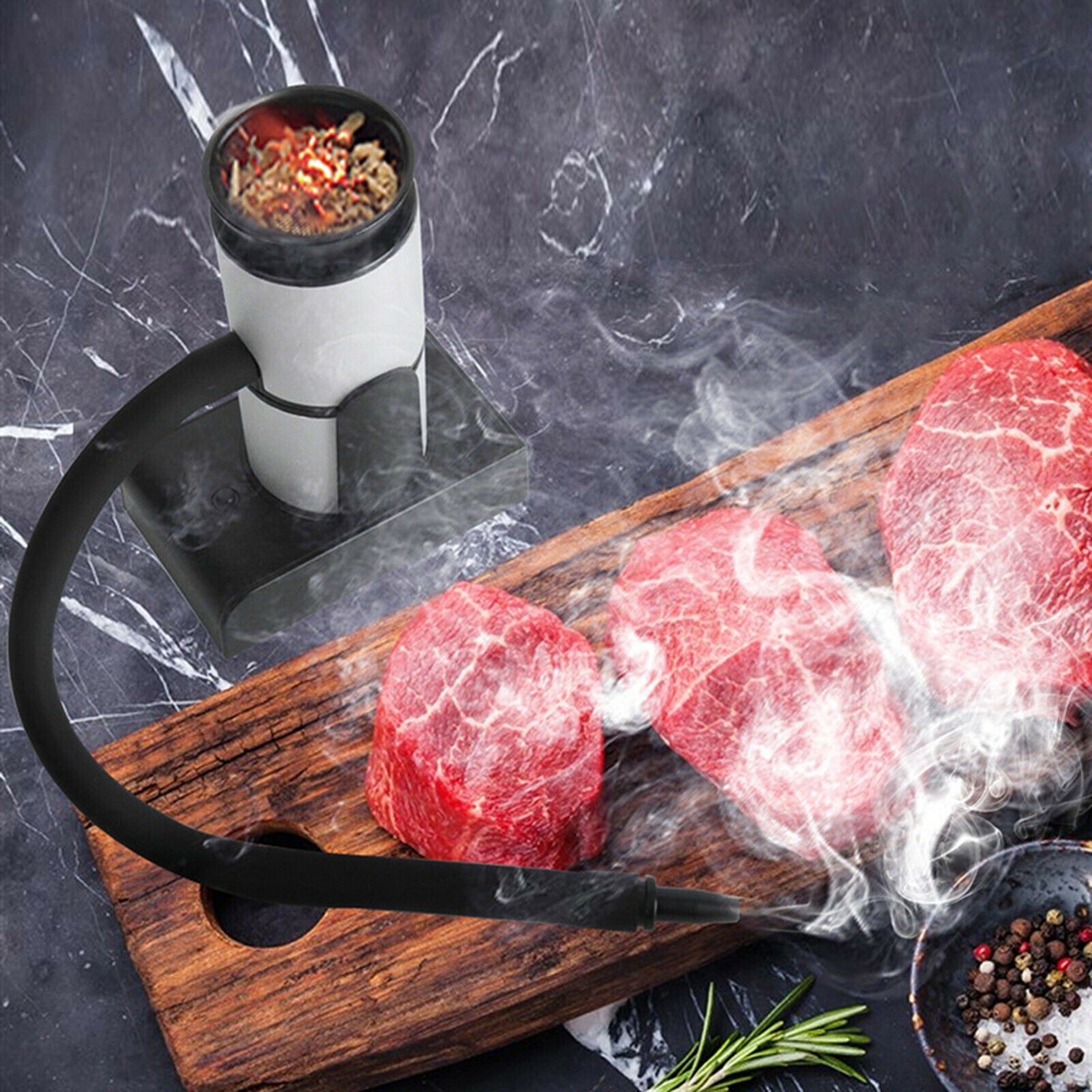 Portable Smoker Gun Kitchen Smoke Infuser for Food Smoking Meat Cocktails BBQ
