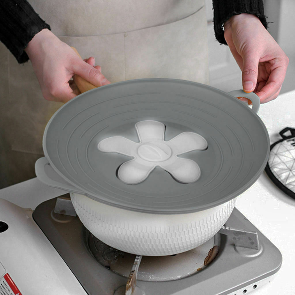 Spill Stopper Lid 10.2 inch Splatter Lid for Food Bakeware Steam Pot Pans