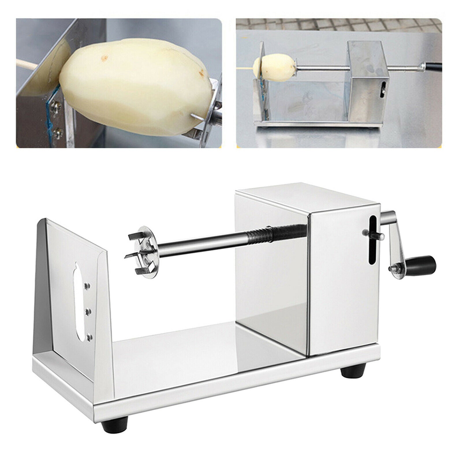 Slicer Tool French Fries Fruit Vegetable Cyclone Slicer Easy Use for Cooking
