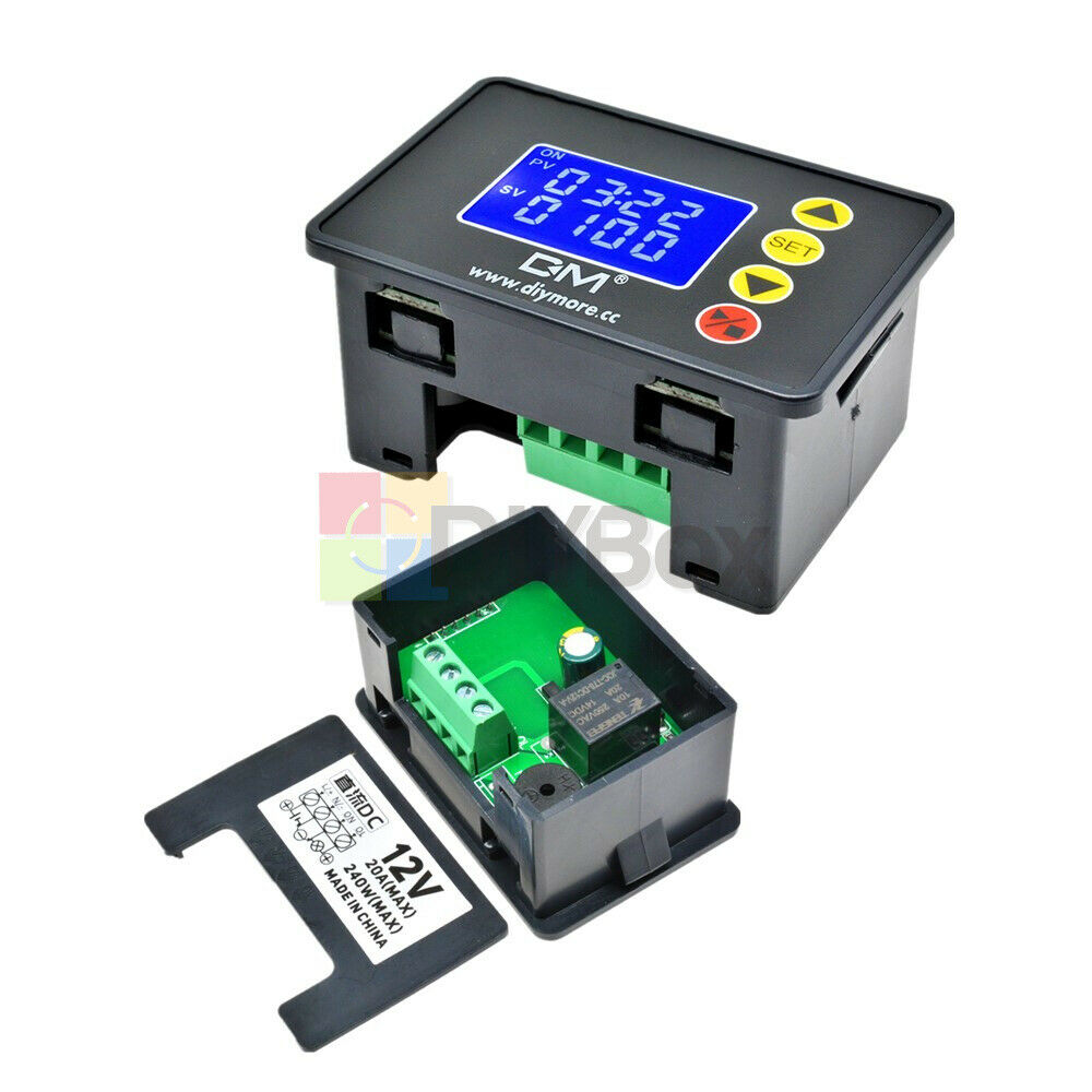 1.37" LCD Digital Microcomputer Time Controller Module DC12V 240W 0000~9999S