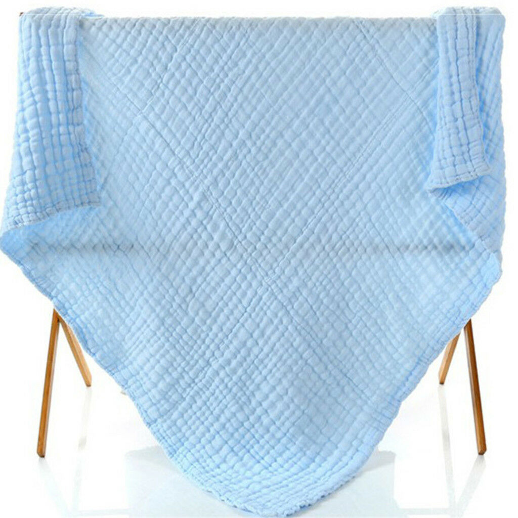 Soft Muslin Cotton Baby Bath Towels Infant Swaddle Blanket Bathing Towel