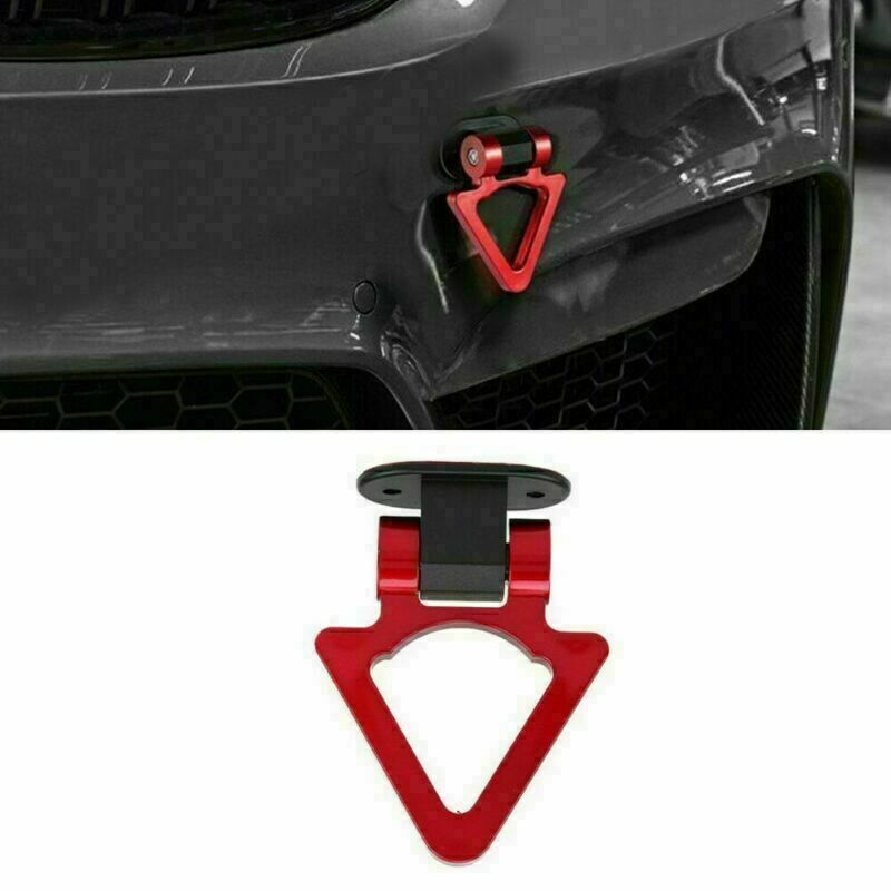 Car Ring Track Racing Style Tow Hook Look Decoration Auto Universal Accessories