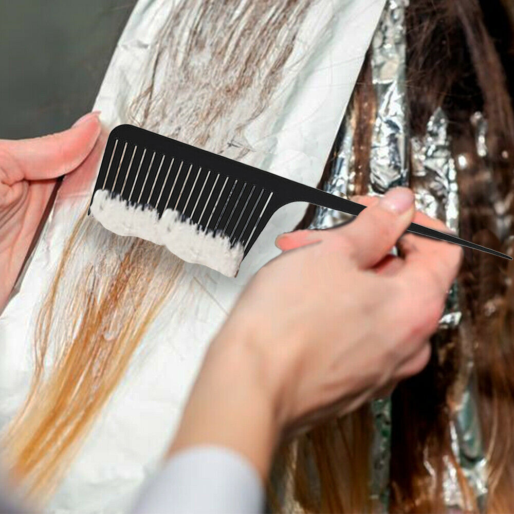 3pcs Professional Weaving Highlighting Foiling Hair Comb Hair Coloring Combs