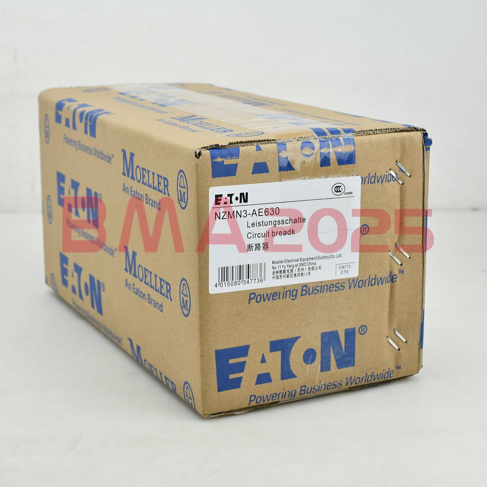 1PC New EATON MOELLER Circuit Breaker NZMN3-AE630 1year warranty DHL free Ship