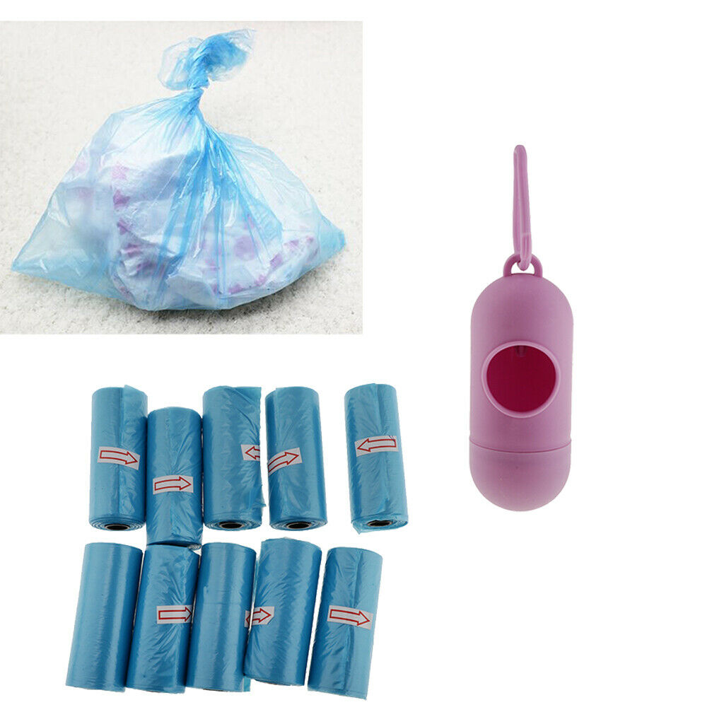 Portable Baby Diaper Nappy Discarded Bag Box Dispenser Holder 10 Waste Bags
