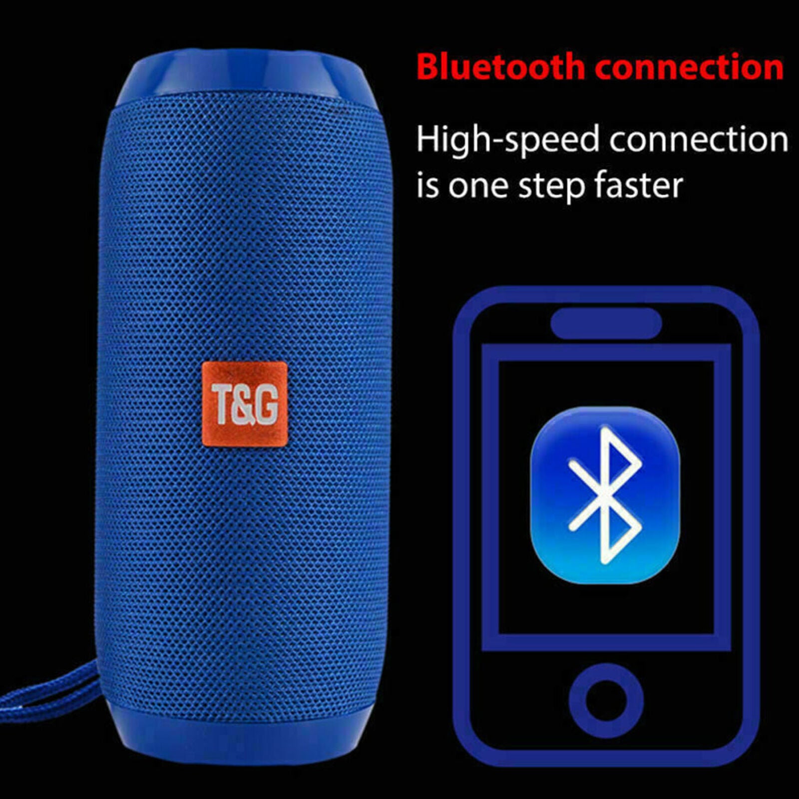 Wireless Bluetooth Speaker Waterproof Outdoor Super Bass Stereo USB