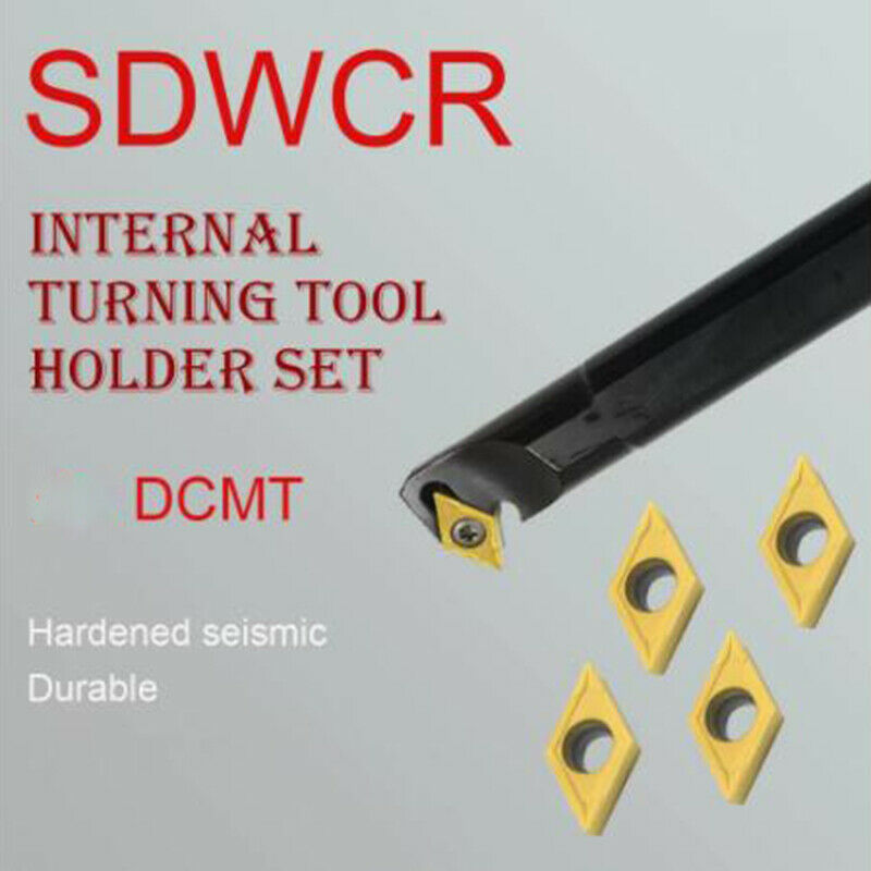 62.5° S20R-SDWCR07 Right hand Internal Turning Tool Holder + DCMT070204 inserts