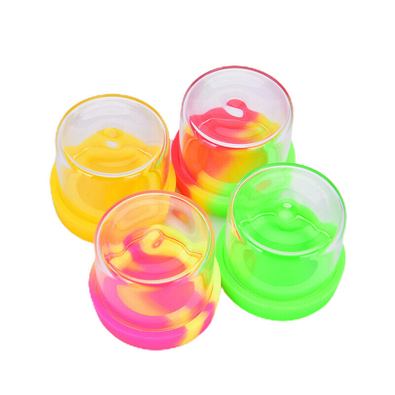 6ML Silicone Container Jar Glass Wax Oil Storage Lid Non-stick Mixed Col.l8