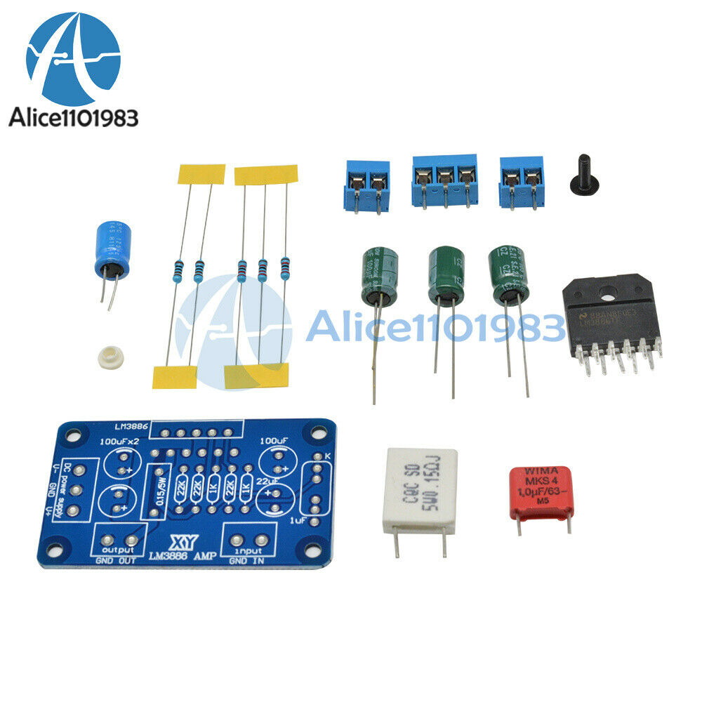 60W LM3886TF AC 20~28V Sound Audio Amplifier Mono Digital Power AMP DIY