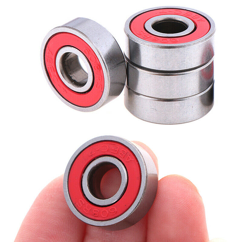 5Pcs Red ABEC-7 608RS Skateboard Roller Sealed Ball Bearings 8x22x7mm PTA.l8