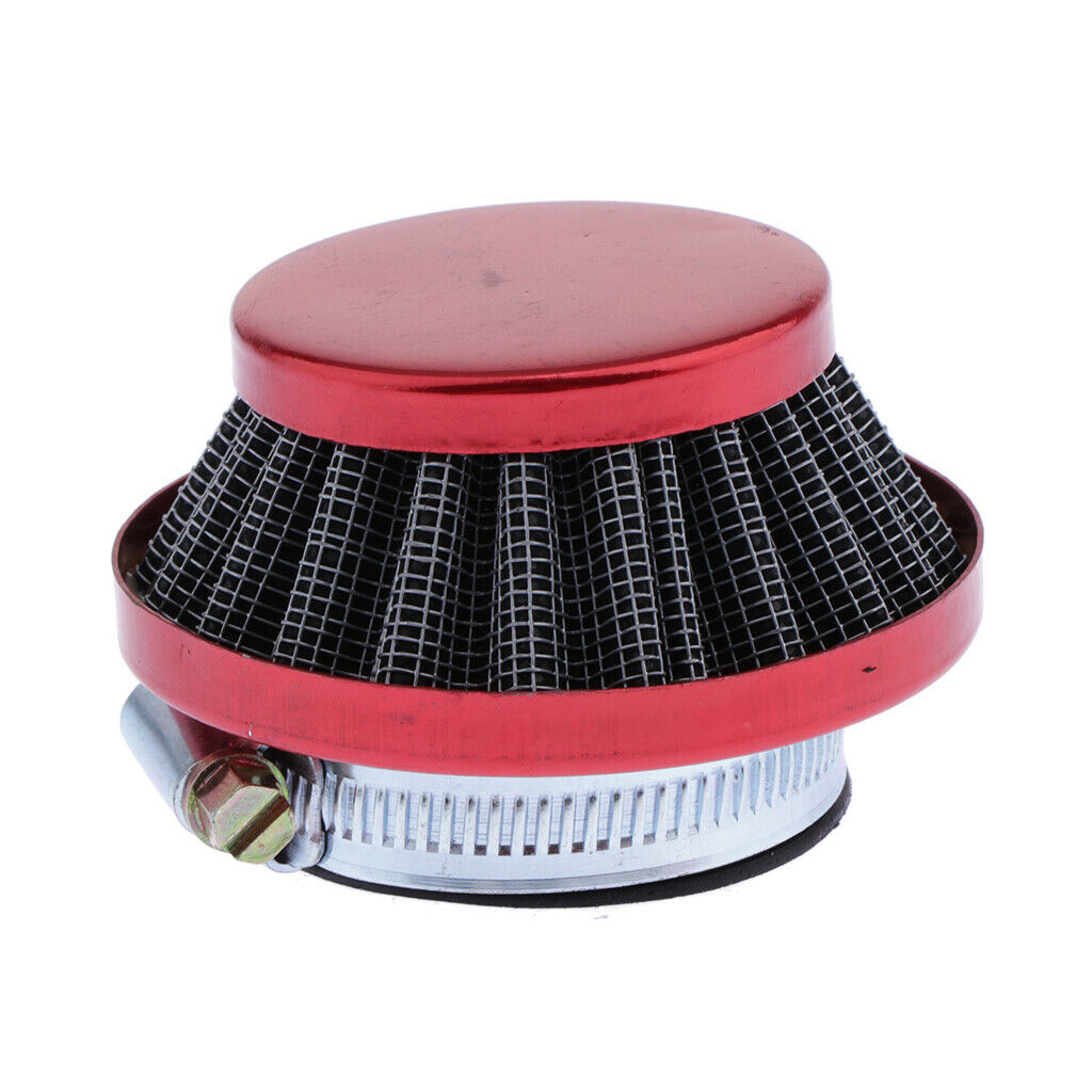 42mm Air Filter for 2-stroke 47cc 49cc Pocket Bike Moped (Red)