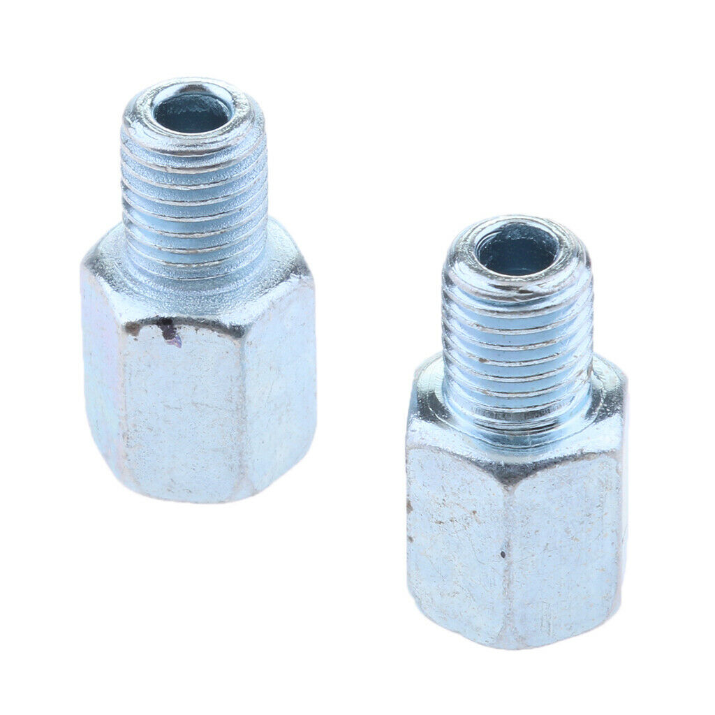 Motorcycle Mirror Adapter LH10mm/RH10mm to RH10mm/RH10mm Thread - Rear View