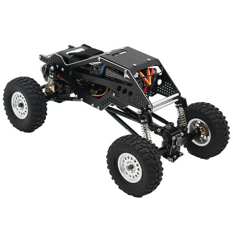 Metal Chassis e Body Shell for Axial SCX24 90081 1/24 RC Cler Upgrade Parts J4S6