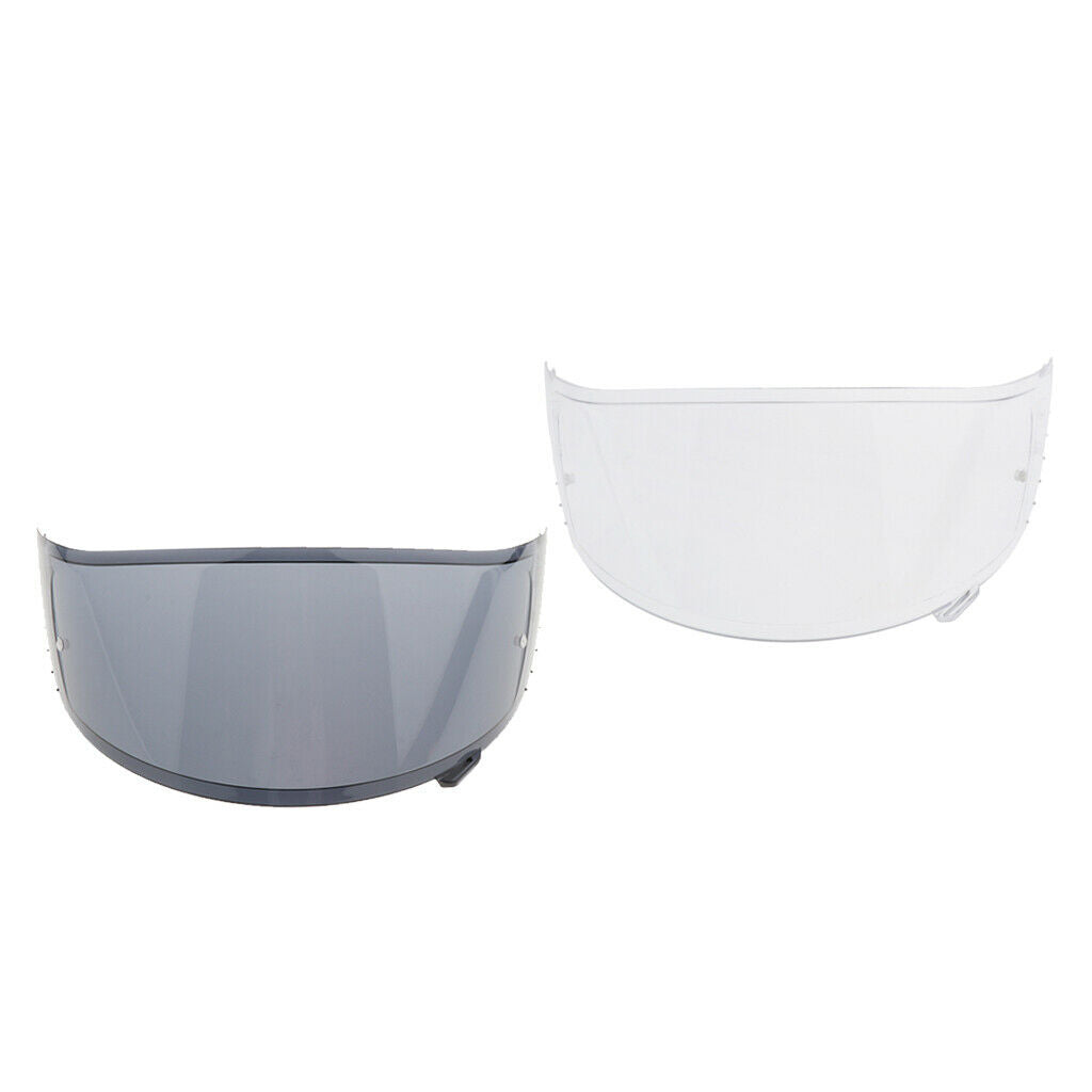 2x Motorcycle Helmet Visor for X14 Z7 NXR RF-1200 X-spirit Parts Clear+Gray