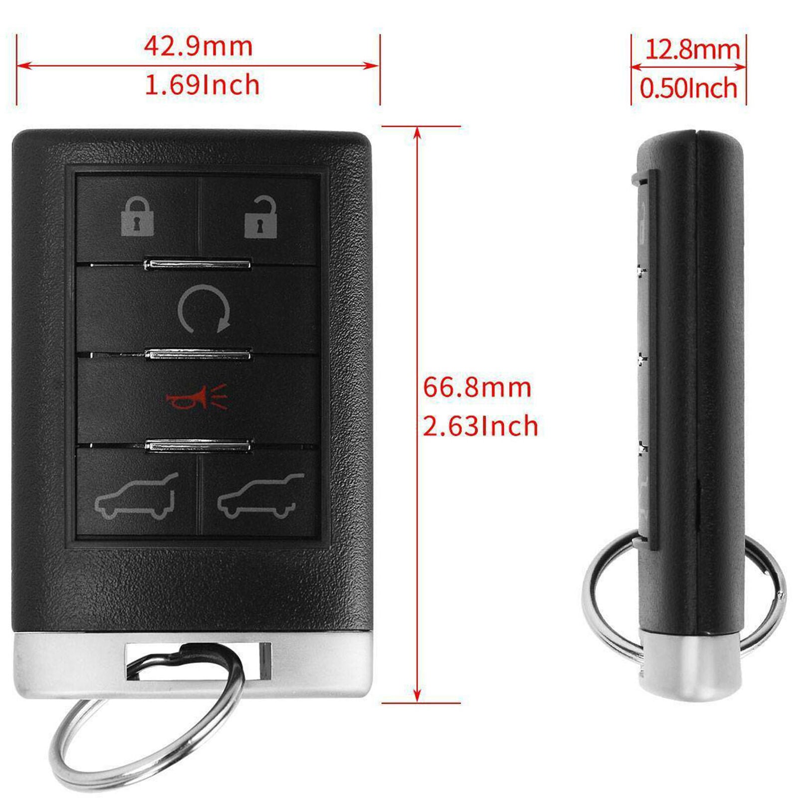For 2007 2008 2009 2010 Cadillac Escalade Suburban Tahoe Keyless Remote Key Fob