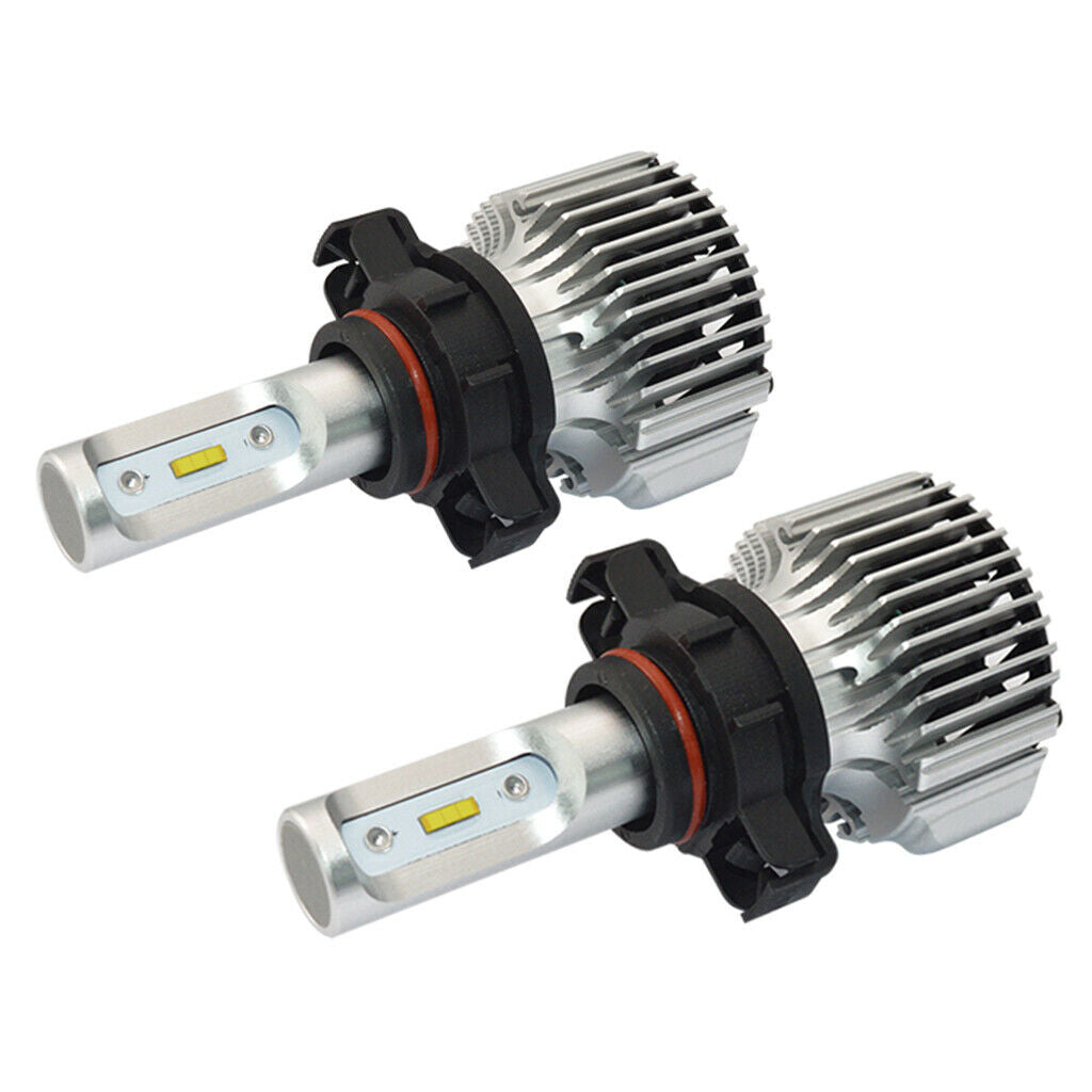2 Pieces 5202 5201 LED Fog Light Bulbs Conversion Kit - 6000K Pure White