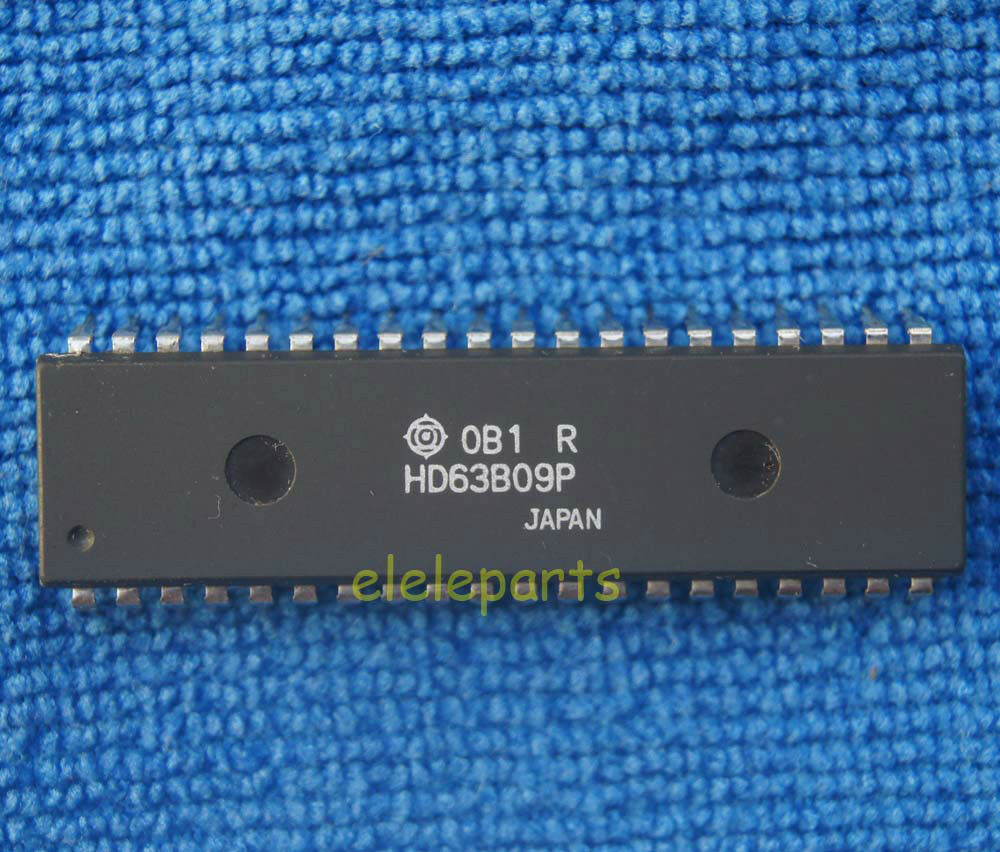 5PCS HD63B09P HITACHI DIP-40 CMOS MPU